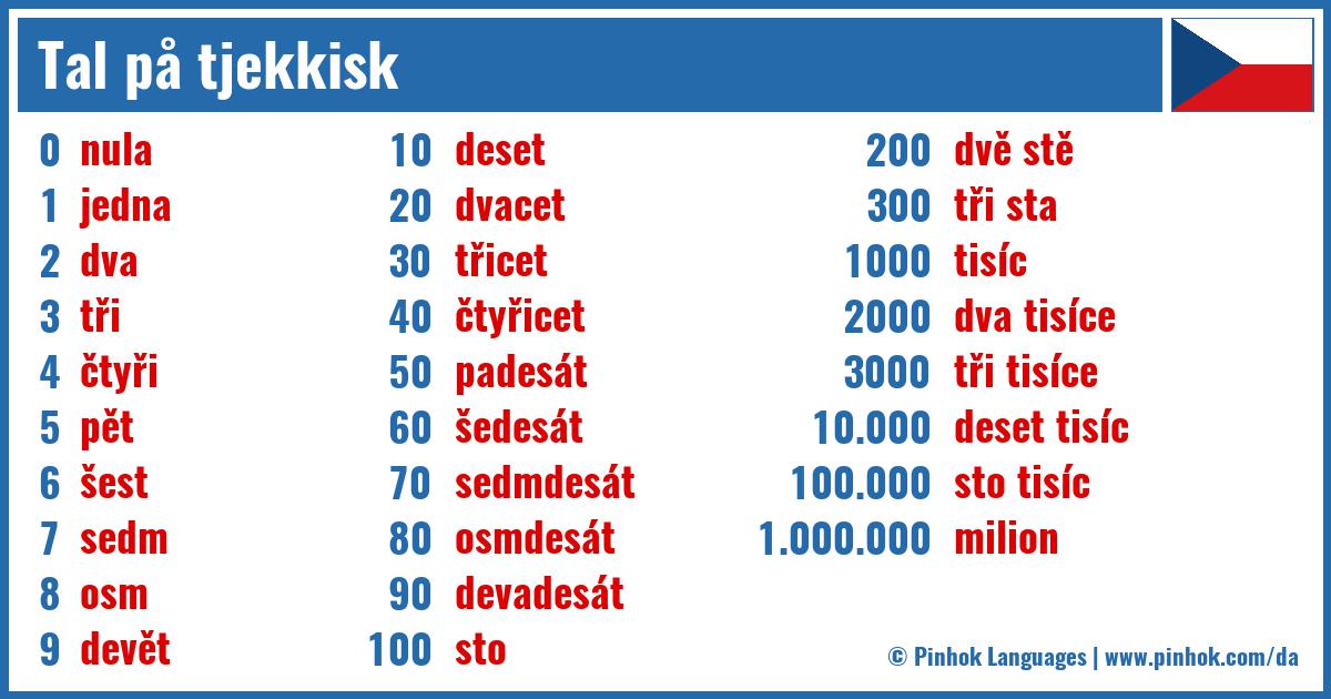 Tal på tjekkisk