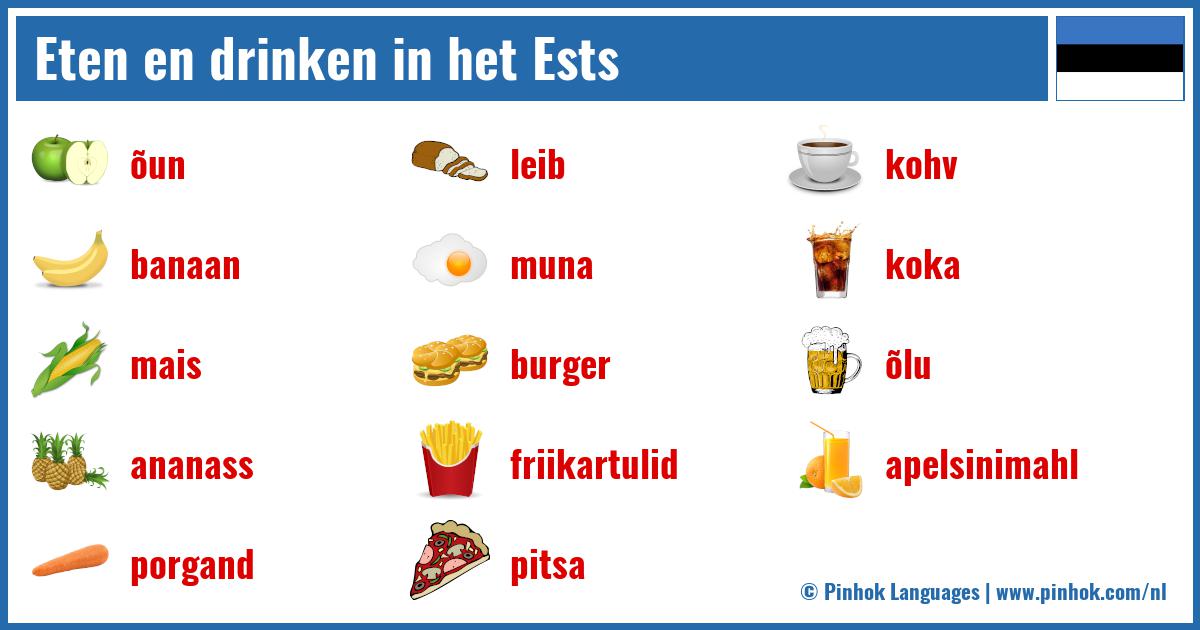 Eten en drinken in het Ests