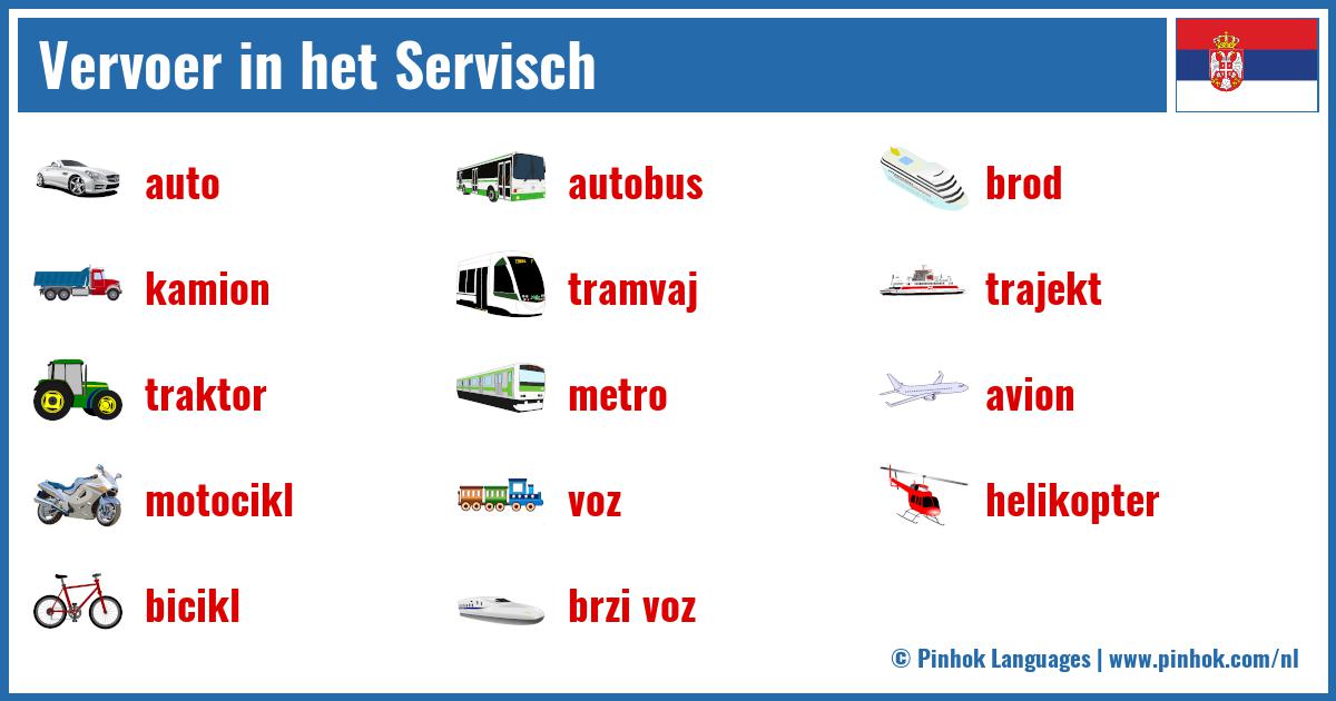 Vervoer in het Servisch