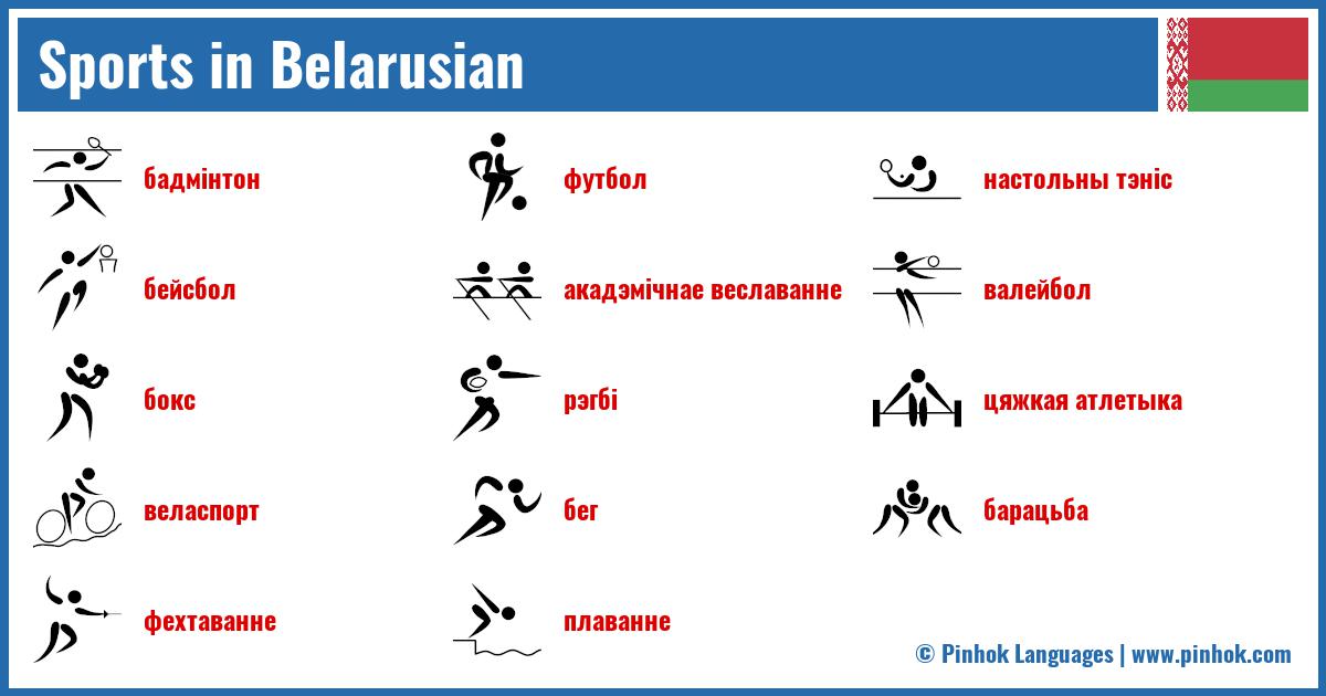 Sports in Belarusian