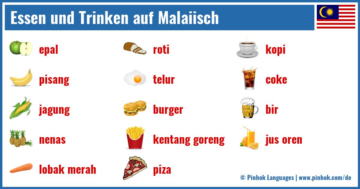 Essen und Trinken auf Malaiisch