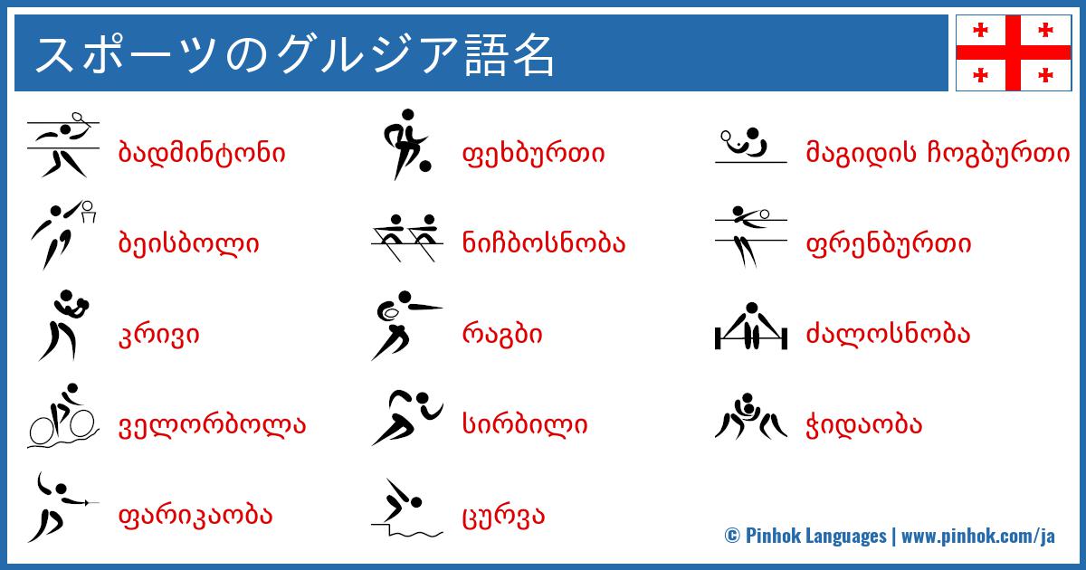 スポーツのグルジア語名