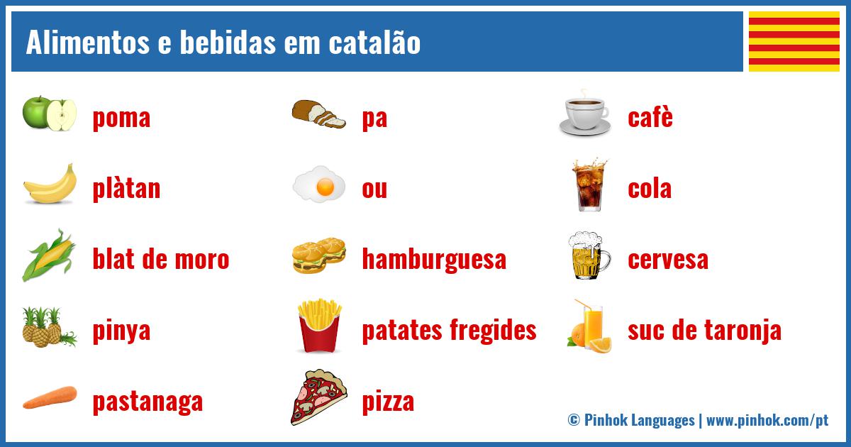 Alimentos e bebidas em catalão